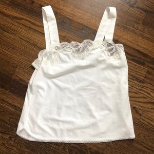 White lace cami